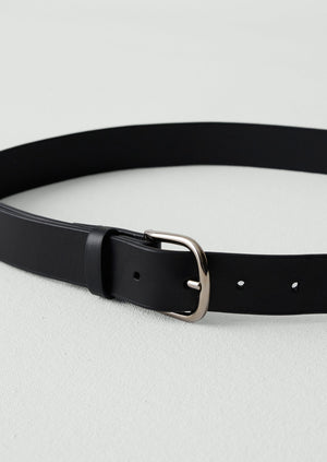 Laperruque Leather Buckle Belt | Black