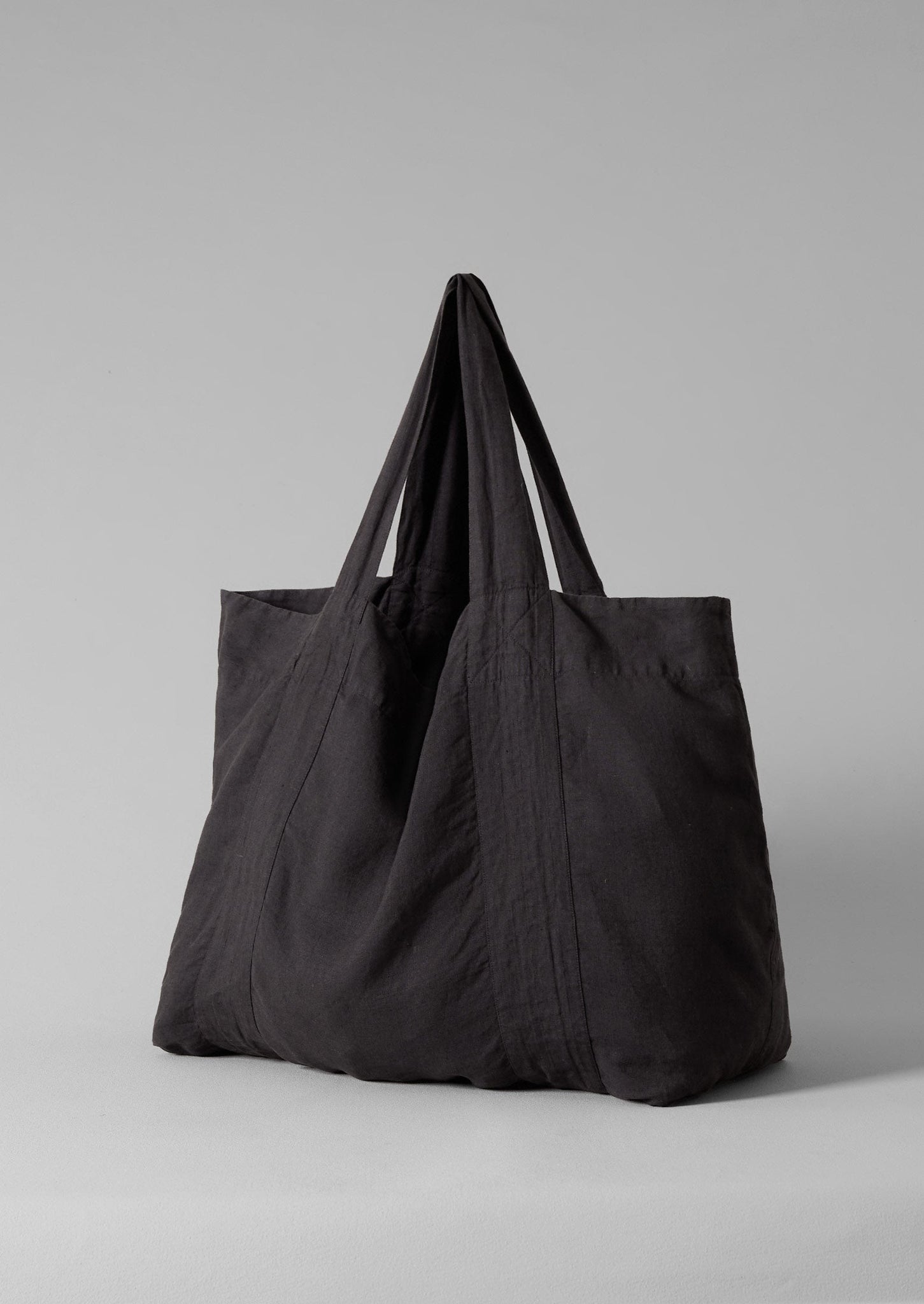 Garment Dyed Linen Bag | Black Pepper