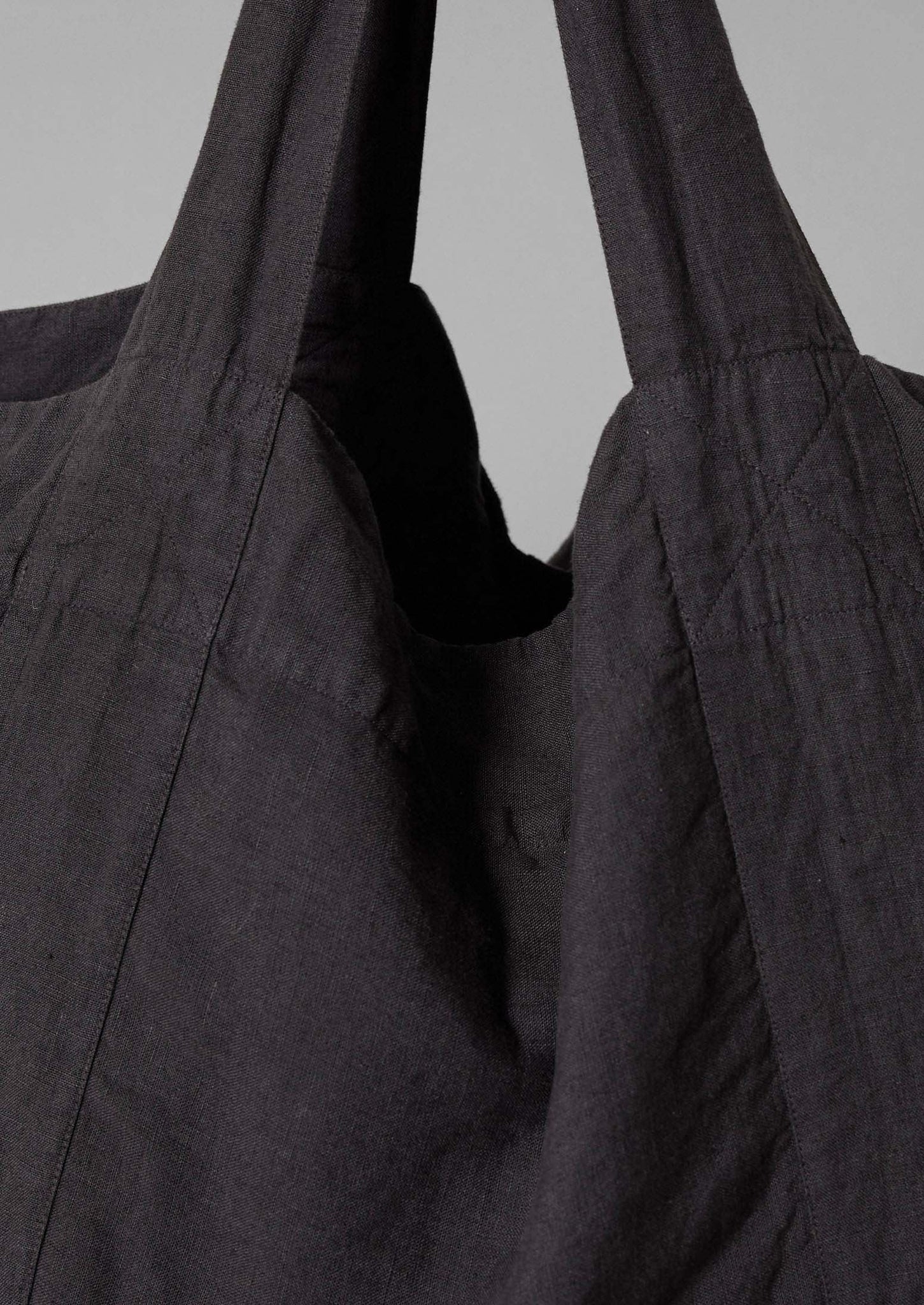 Garment Dyed Linen Bag | Black Pepper