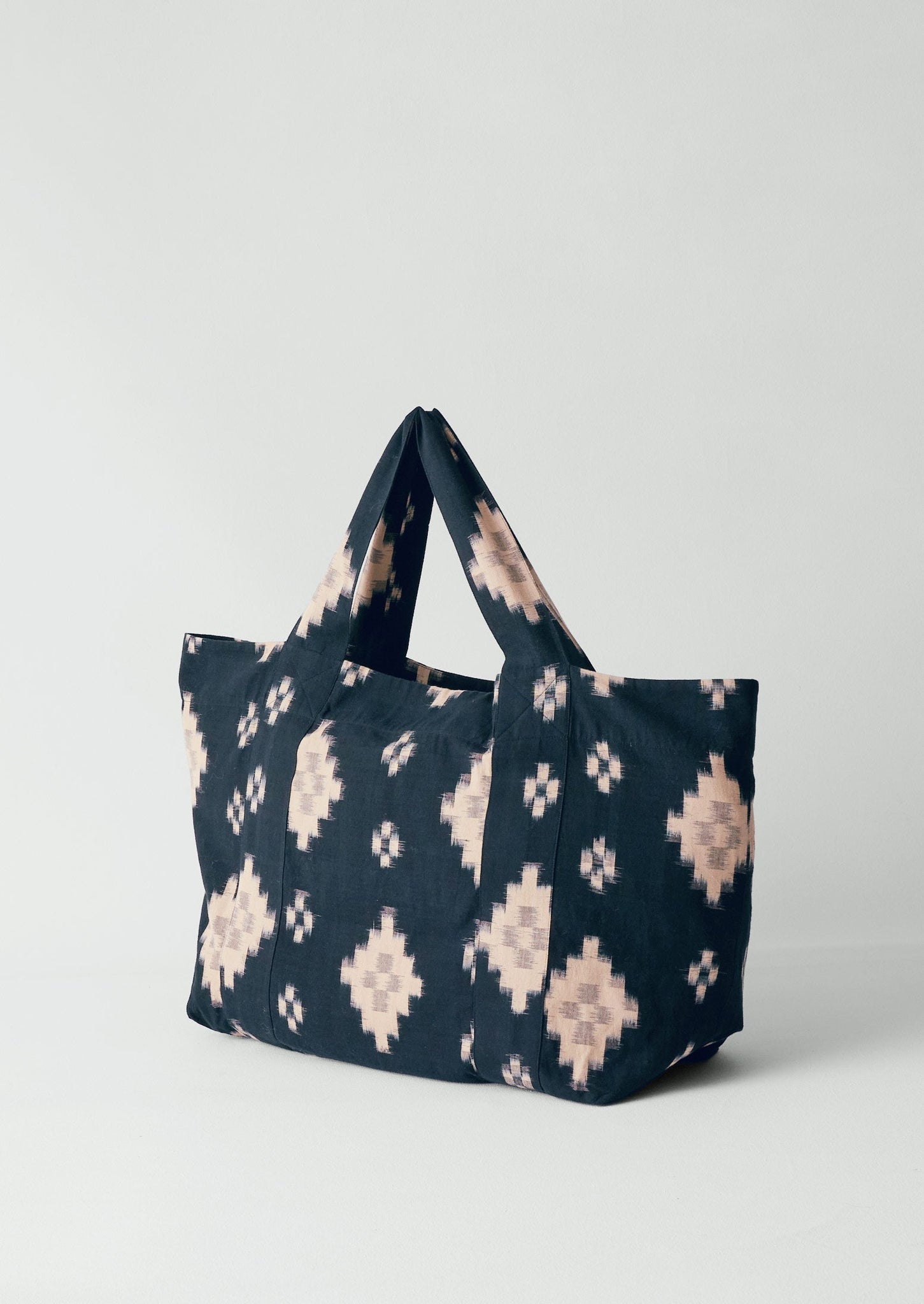 Fugue Ikat Bag | Midnight/Sand
