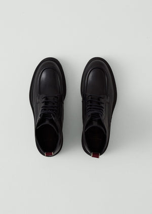 Sturlini Leather Lace Up Boots | Black