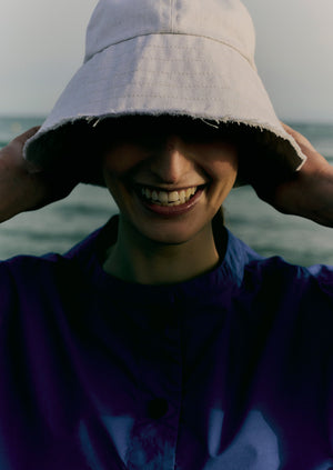 Beton Cire Cotton Hemp Hat | Ecru