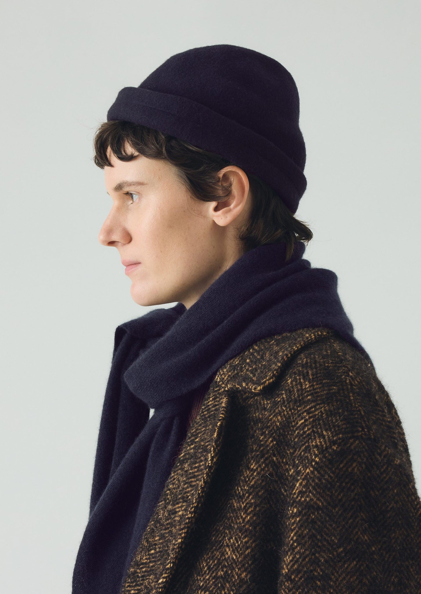 Jcosky Wool Felted Qirsh Hat | Navy