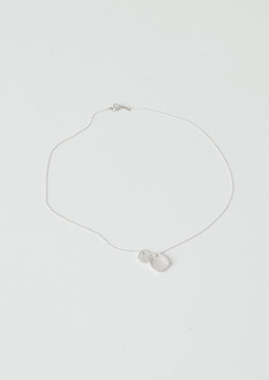 Emily Nixon Silver Quoit Necklace | Silver