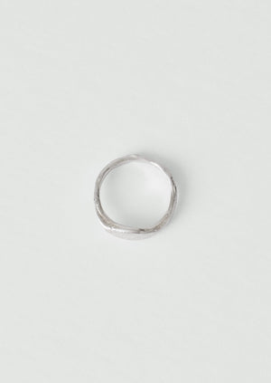 Emily Nixon Silver Stone Signet Ring | Silver