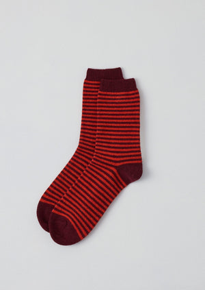 Stripe Socks | Red Multi