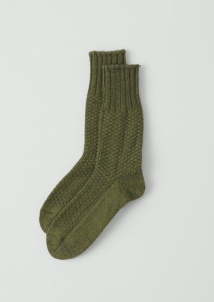Nishiguchi Kutsushita Boot Socks | Moss Green