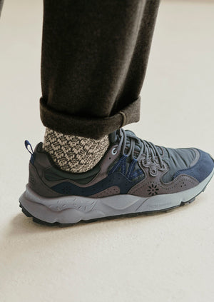 Flower Mountain Yamano Panelled Trainers | Charcoal