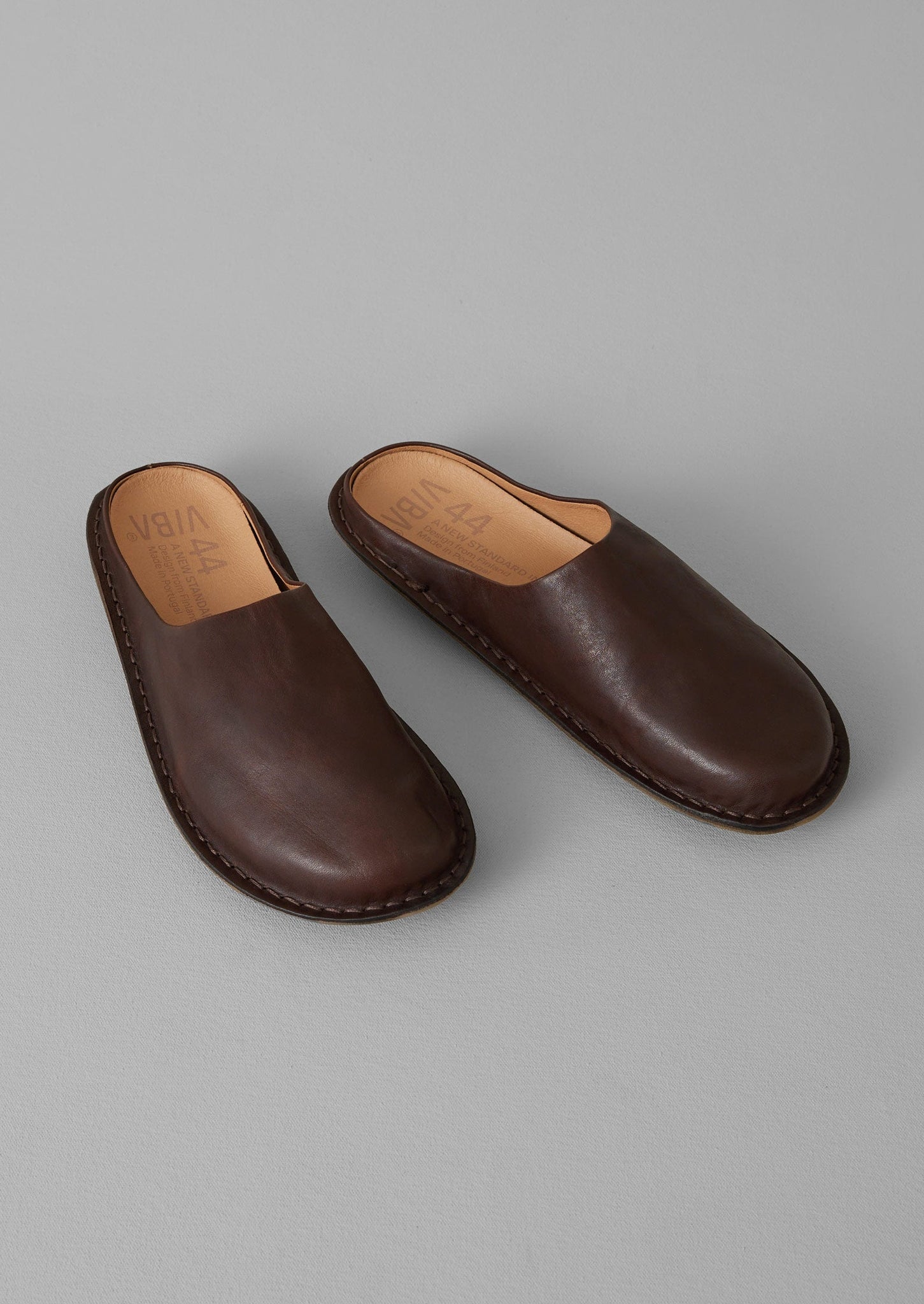 Vibae Mules | Cocoa Brown