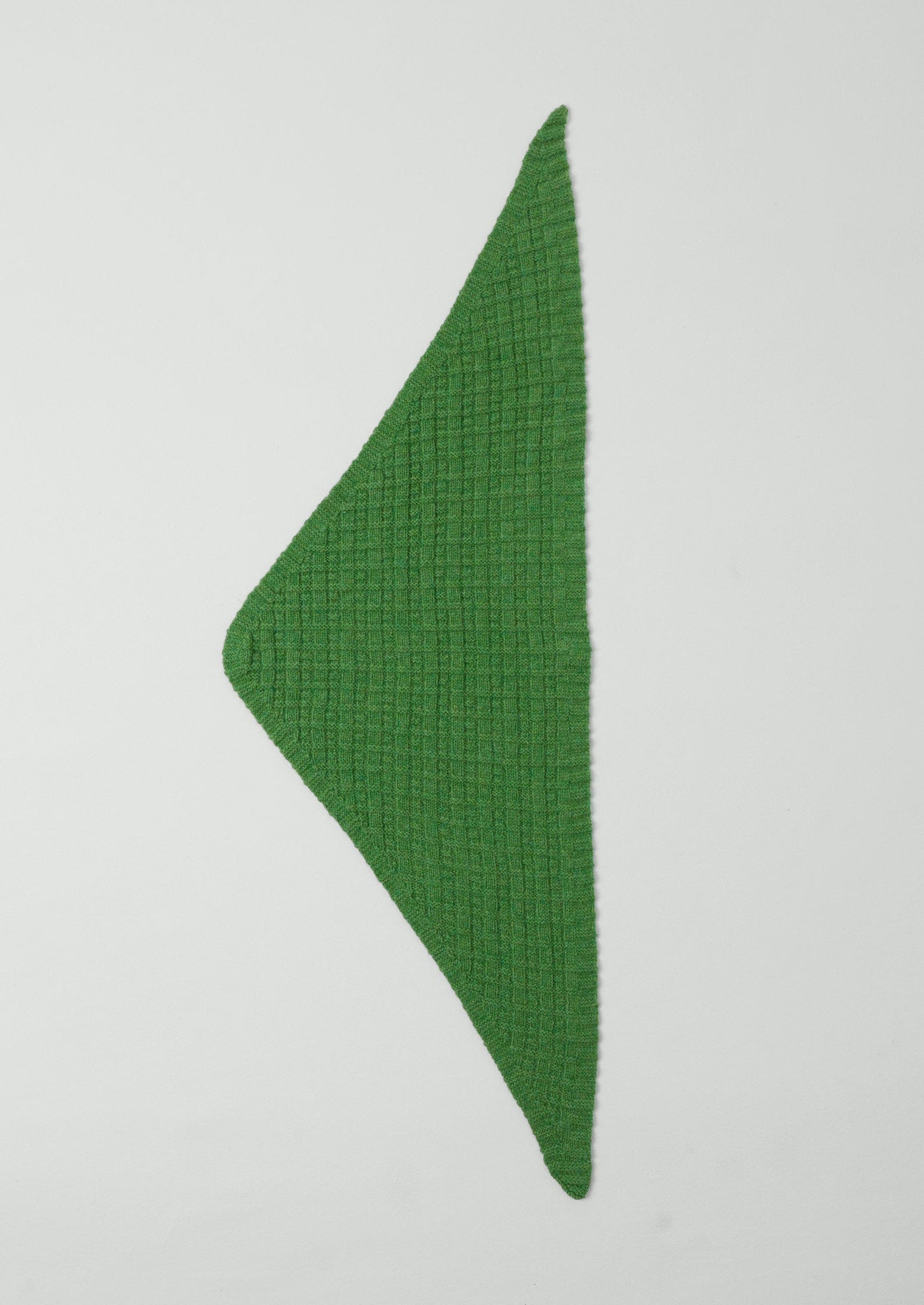 Knitted Wool Bandana | Garden Green