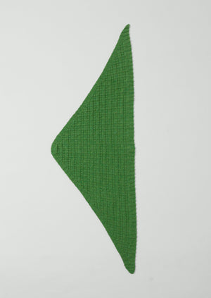 Knitted Wool Bandana | Garden Green