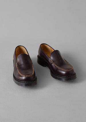 Solovair Leather Loafers | Cordovan