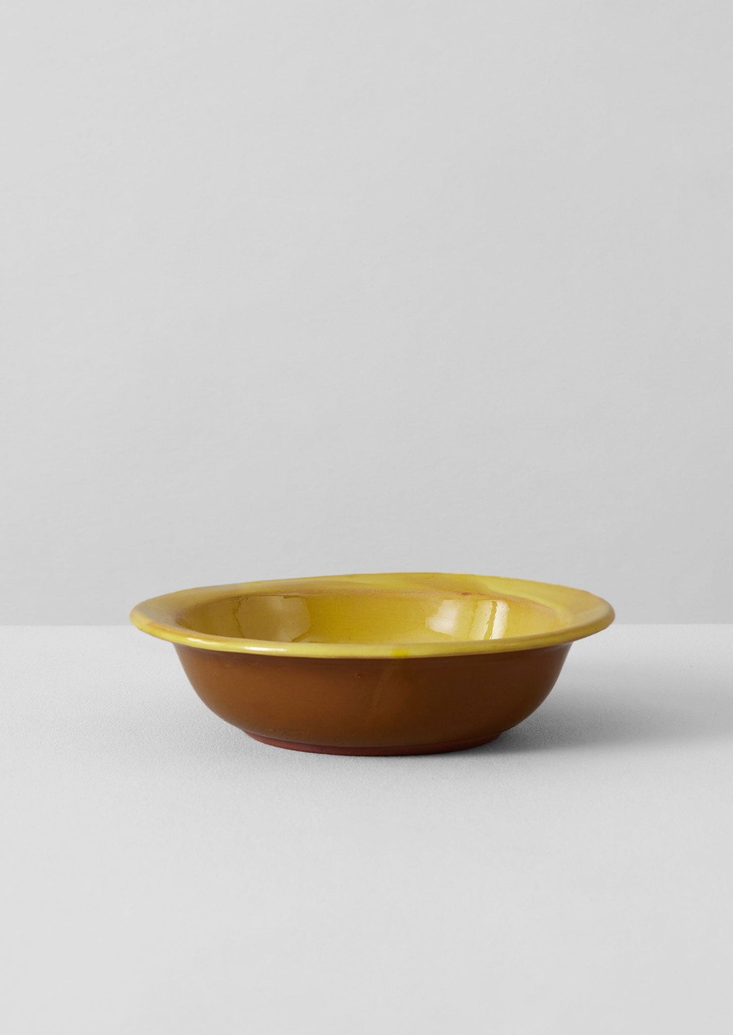 Poterie Barbotine Deep Bowl | Citrus/Terracotta