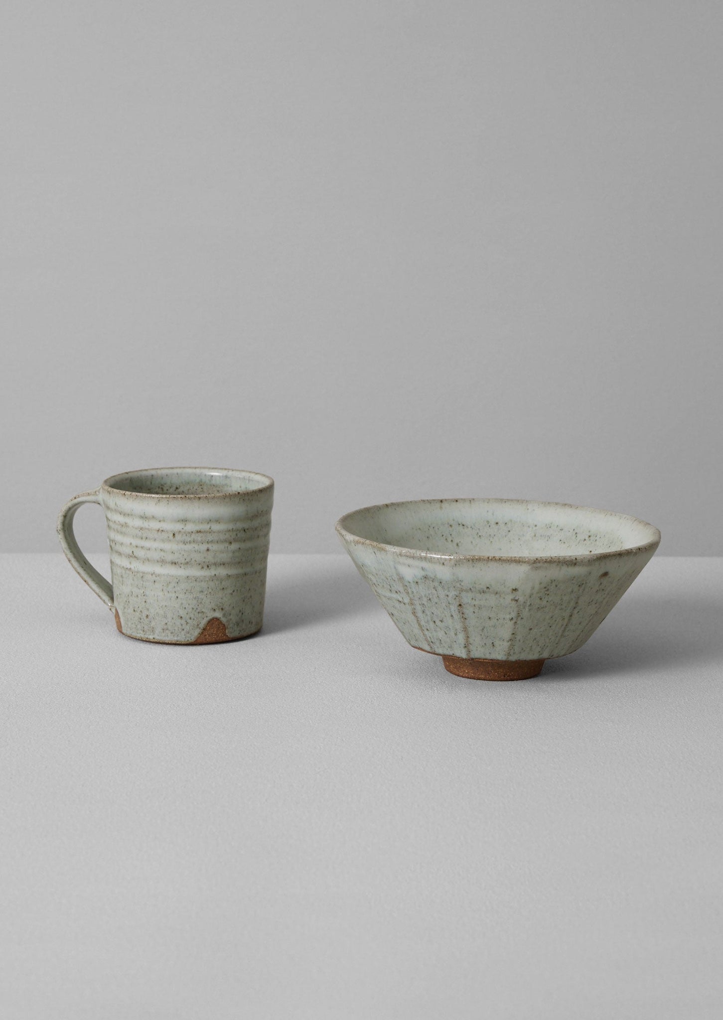Bert Jones Faceted Bowl | Nuka White