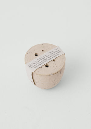 Eleanor Torbati Ceramic Flower Bowl | Cream