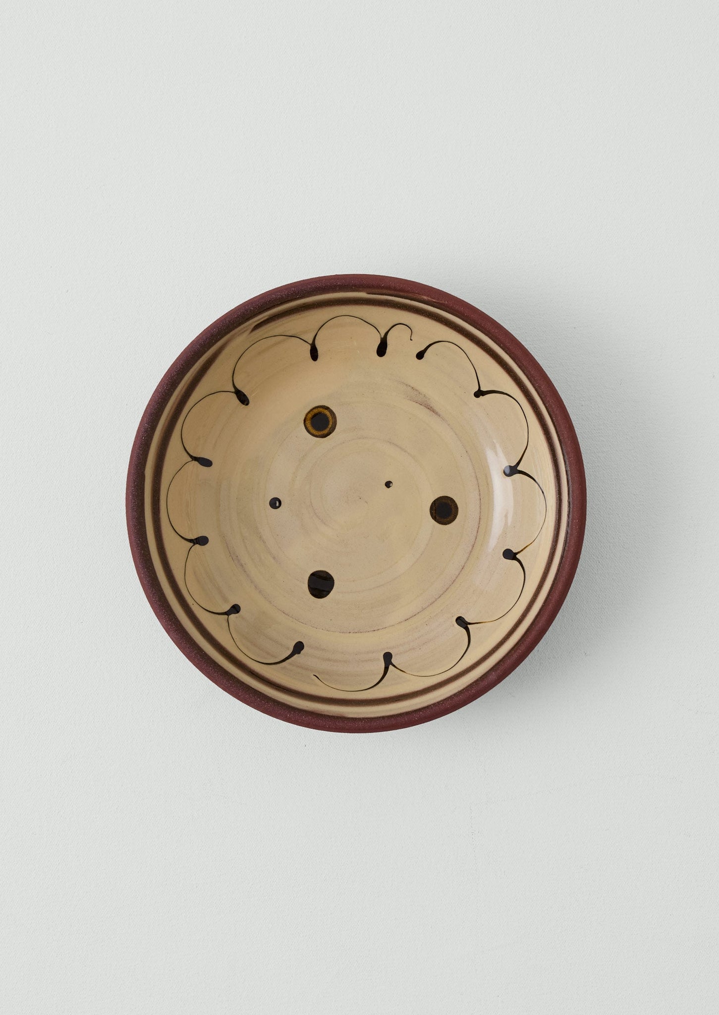 Frances Savage Serving Bowl | Terracotta/Cream