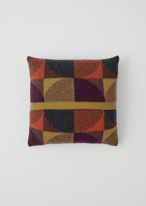 Forte Wool Cushion Cover | Ember/Soft Olive