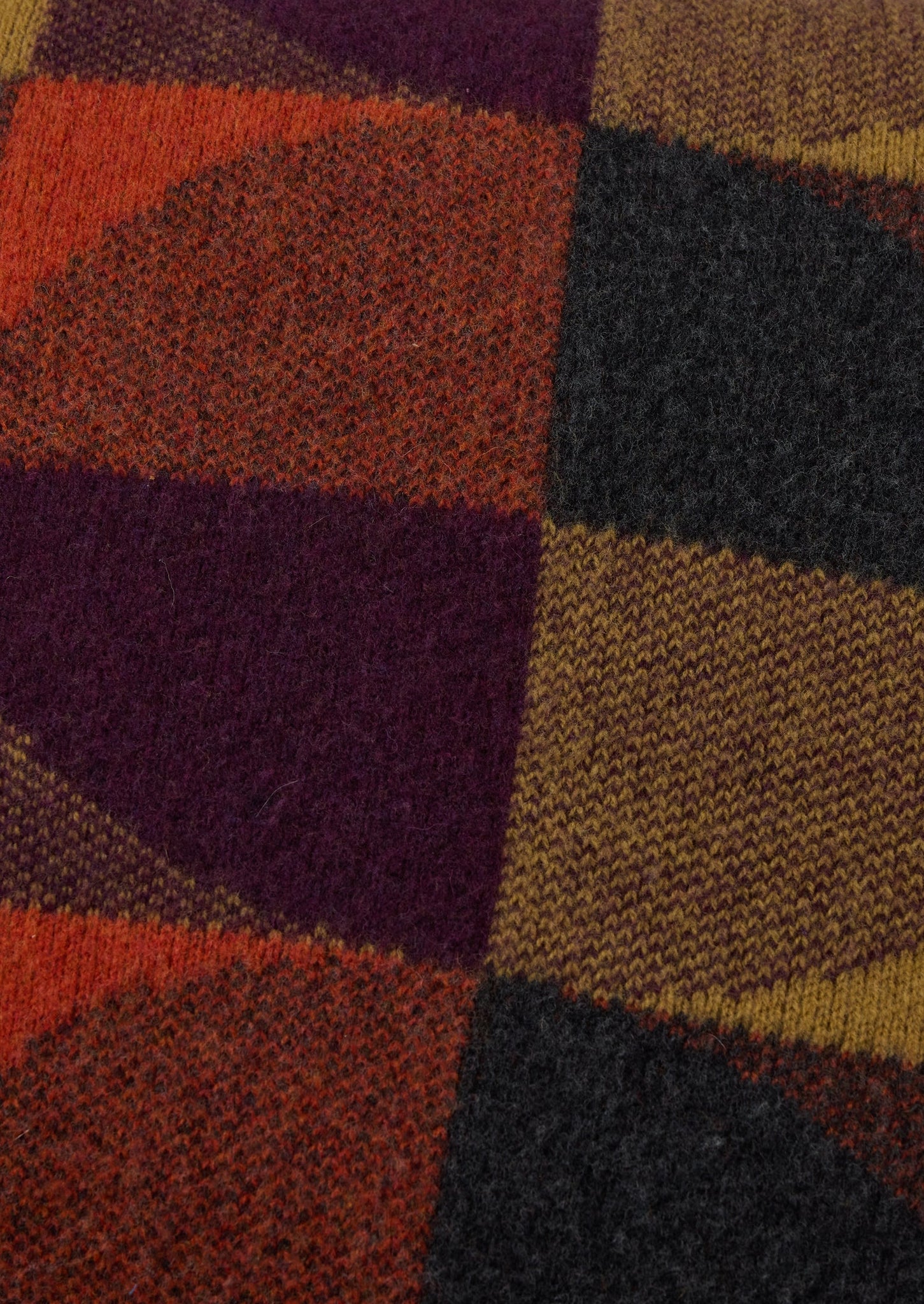 Forte Wool Cushion Cover | Ember/Soft Olive