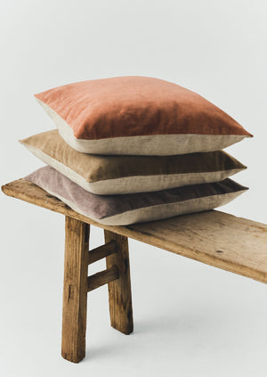 Square Velvet Cushion Cover | Cassis
