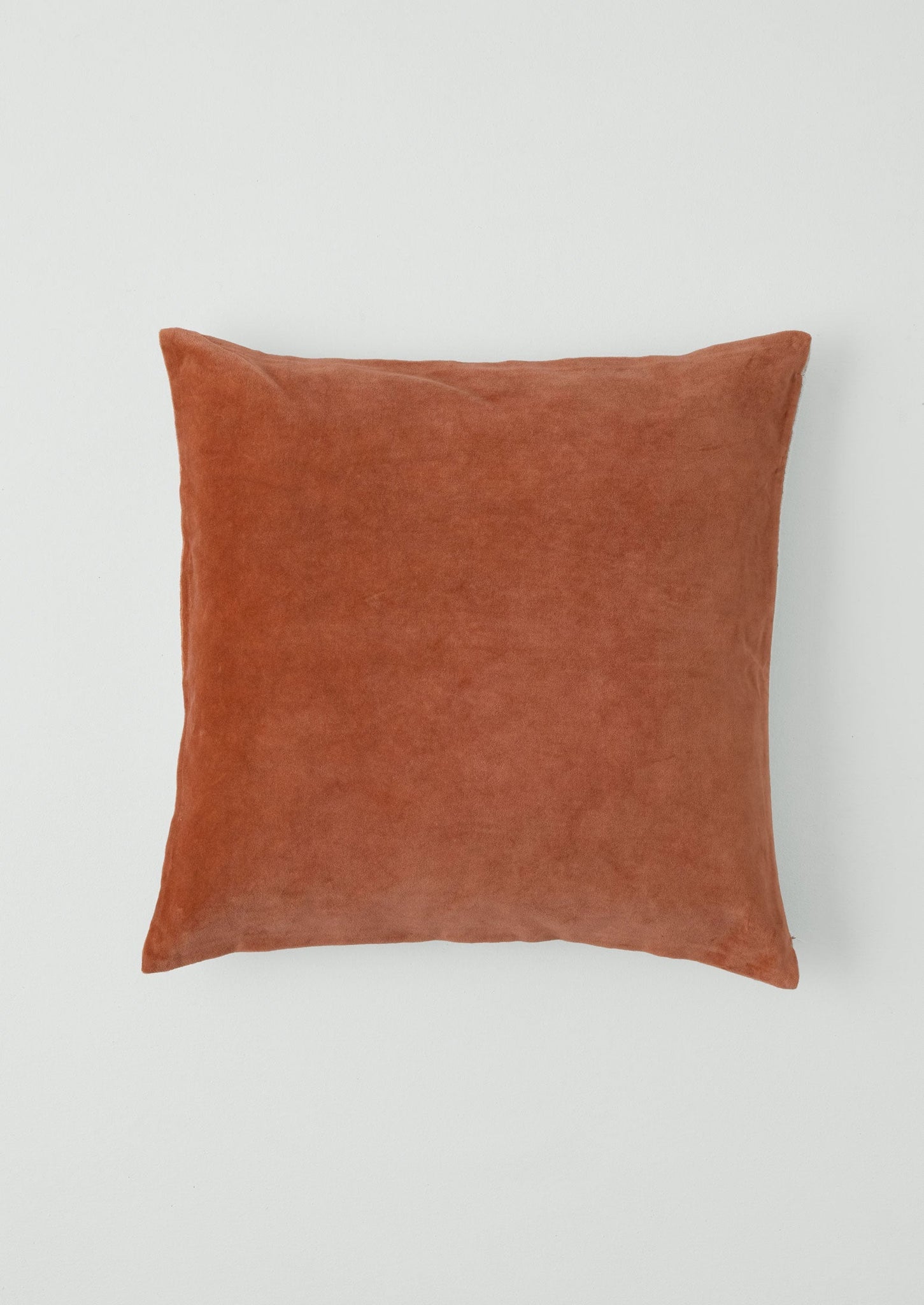 Square Velvet Cushion Cover | Washed Coral