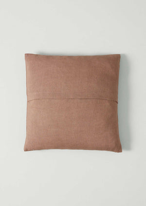 Aria Embroidered Cushion Cover | Dusk/Caramel