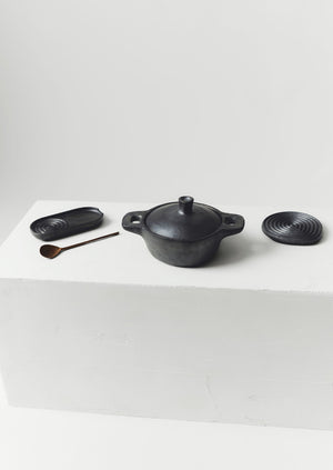 Longpi Trivet | Black Clay