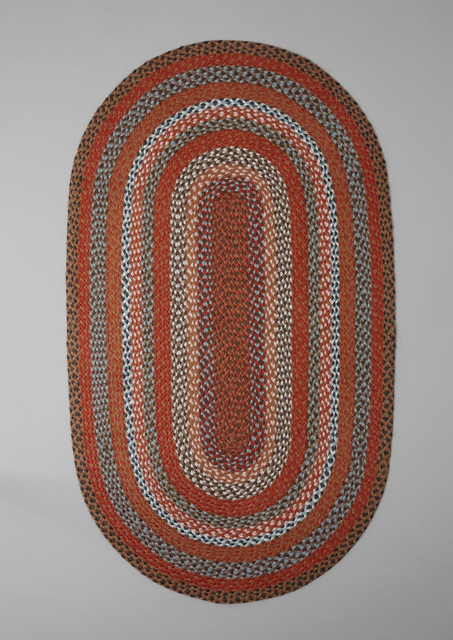 The Braided Rug Company Organic Jute Rug | Ginger Multi