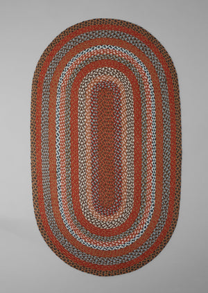 The Braided Rug Company Organic Jute Rug | Ginger Multi
