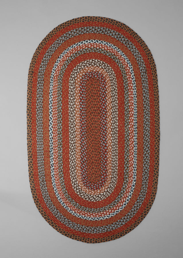 The Braided Rug Company Organic Jute Rug | Ginger Multi