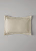 Organic Cotton Ticking Stripe Oxford Pillowcase | Ecru/Straw