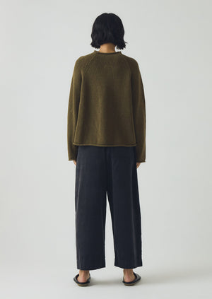 Organic Cotton Linen Easy Sweater | Montella