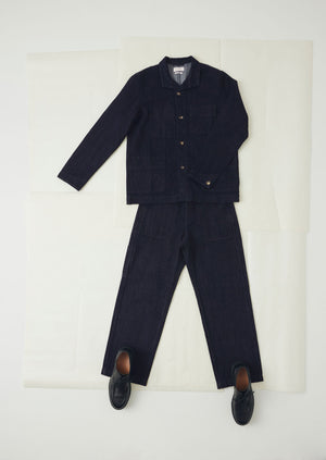 Monty Japanese Denim Jacket | Indigo