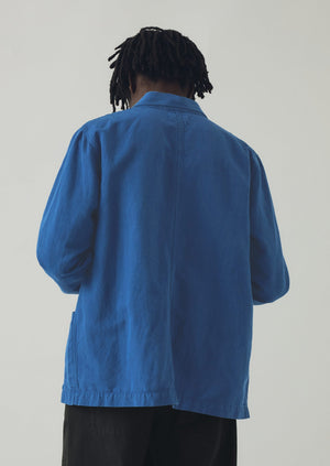 Arlo Garment Dyed Herringbone Jacket | Delft