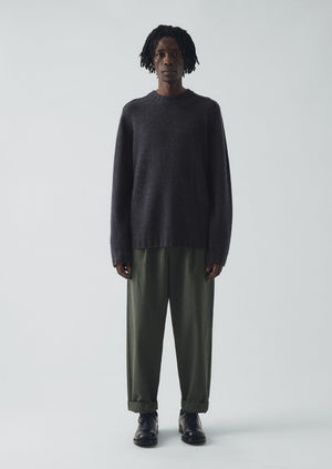 Wool Cashmere Sweater | Charcoal