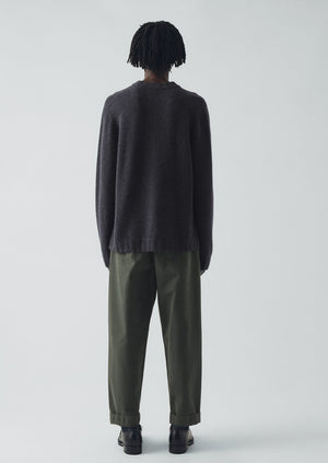 Wool Cashmere Sweater | Charcoal