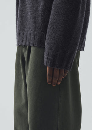 Wool Cashmere Sweater | Charcoal