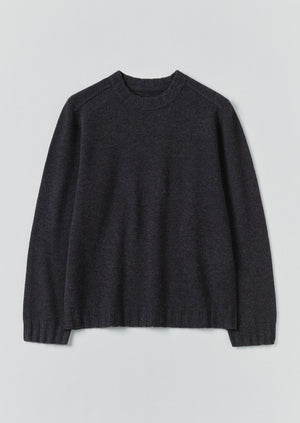 Wool Cashmere Sweater | Charcoal