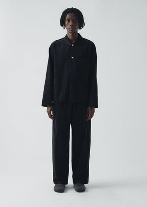 Organic Cord Lounge Trousers | Midnight