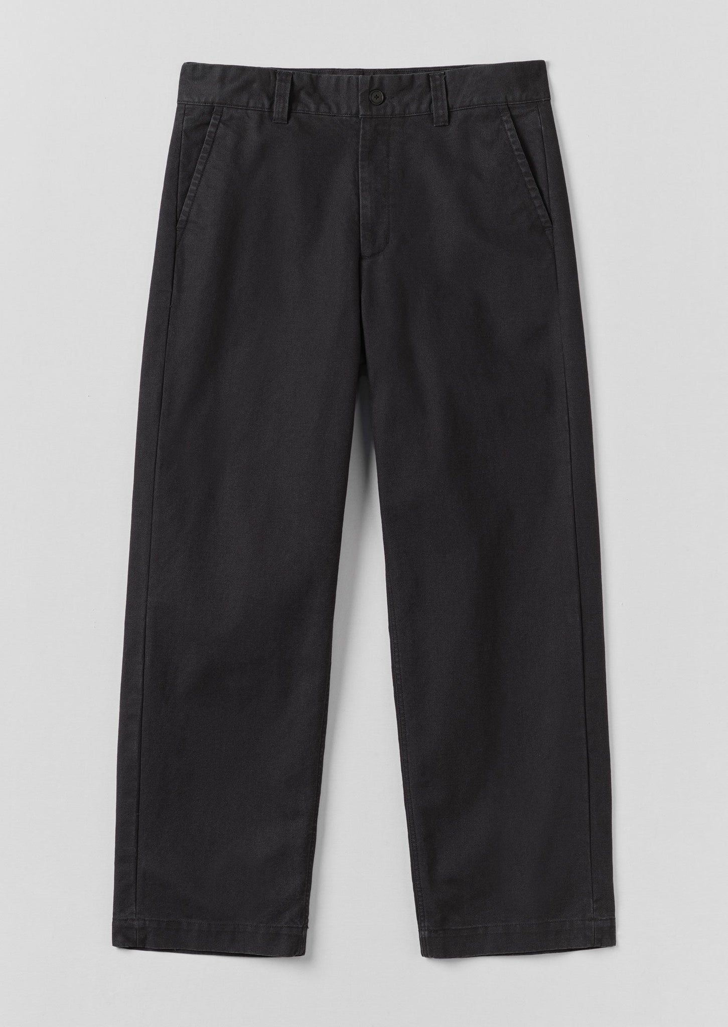 Rory Cotton Canvas Trousers | Slate