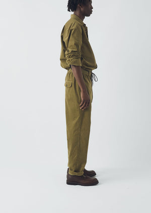 Organic Cord Drawstring Trousers | Linden