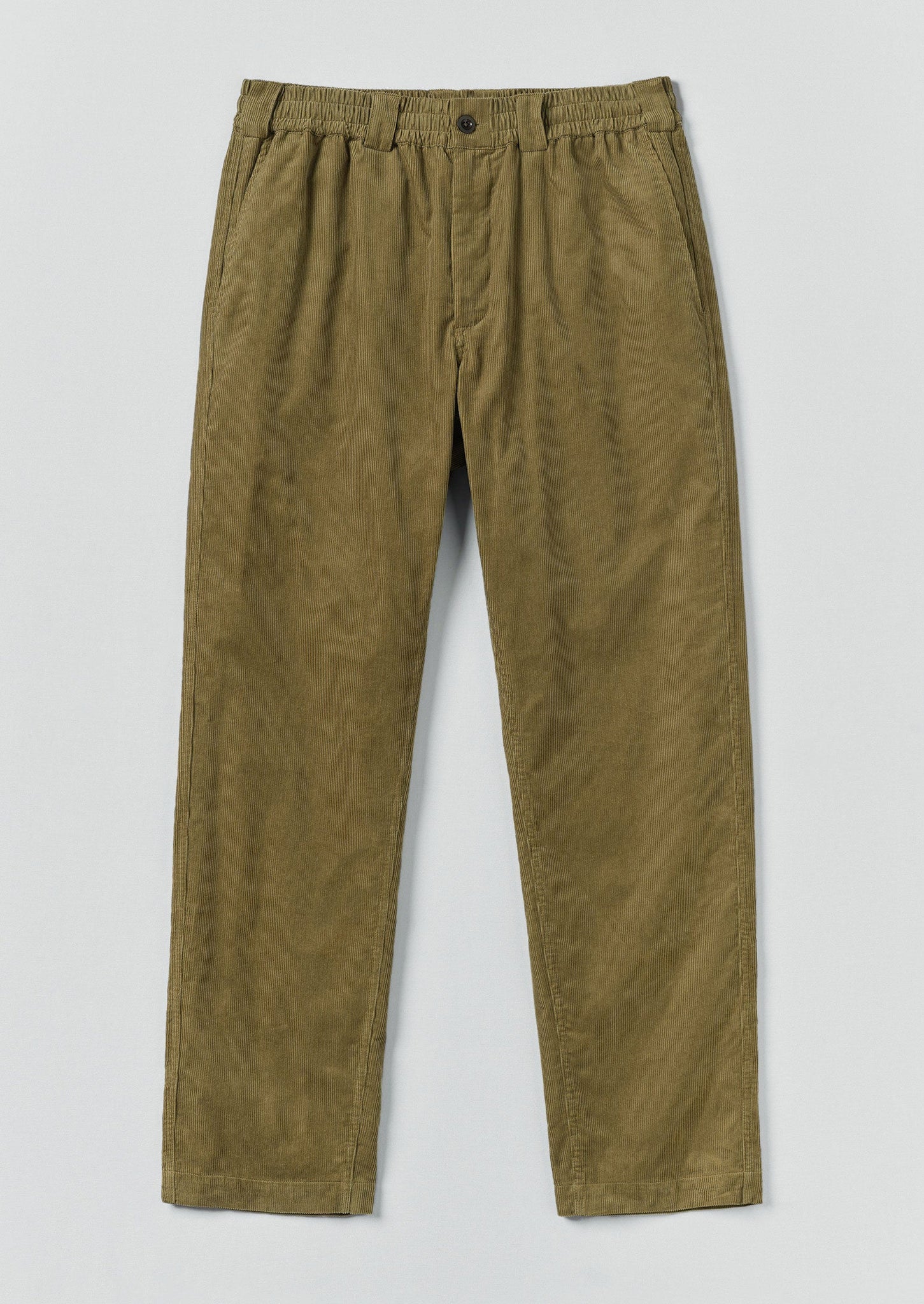Organic Cord Drawstring Trousers | Linden