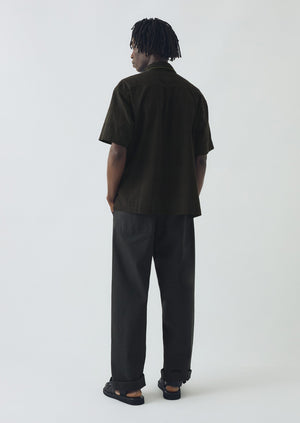 Overdyed Hand Embroidered Shirt | Graphite Multi