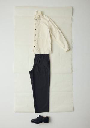 Garment Dyed Oxford Shirt | Ecru