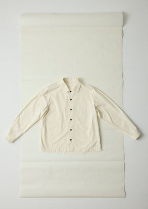 Garment Dyed Oxford Shirt | Ecru