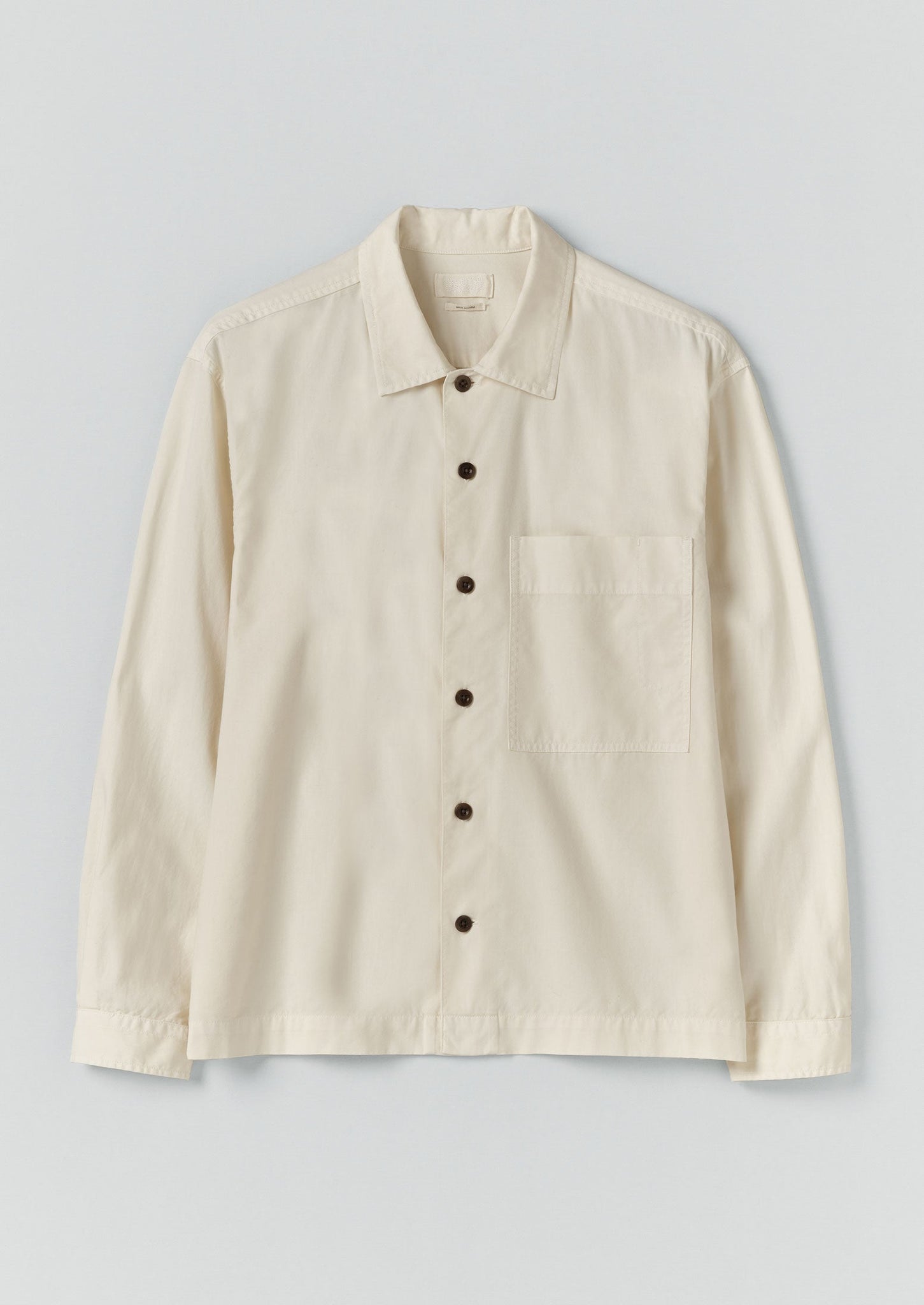 Garment Dyed Oxford Shirt | Ecru
