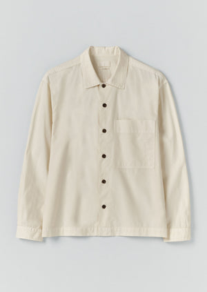 Garment Dyed Oxford Shirt | Ecru