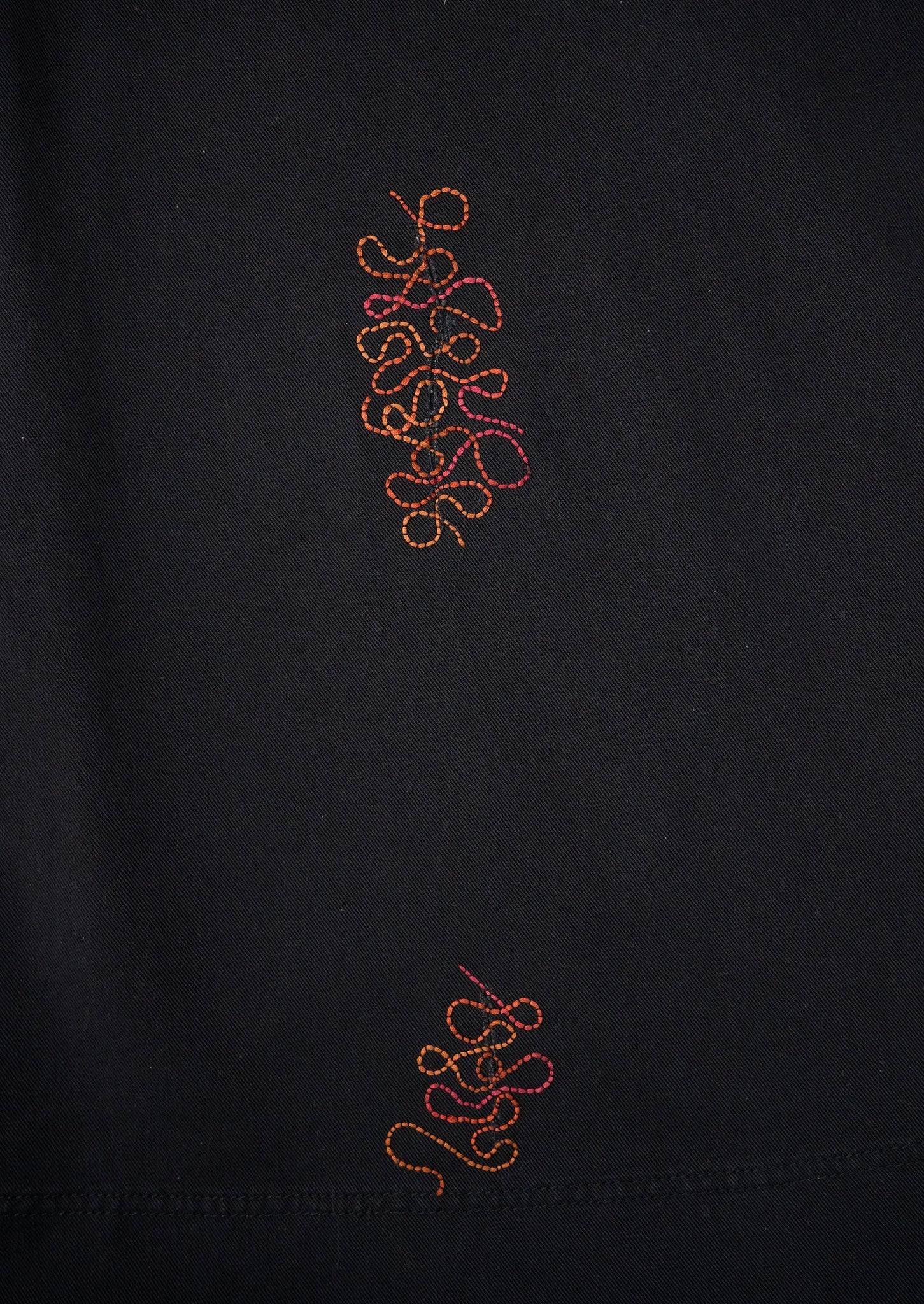Renewed Black Denim Side Placket Dress Size 6 (110) | Black