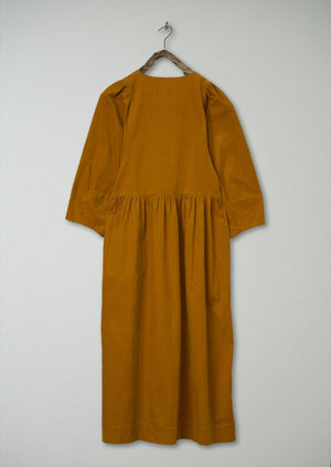 Renewed Maya Organic Cotton Needlecord Dress Size S (104) | Bonfire