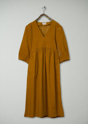 Renewed Maya Organic Cotton Needlecord Dress Size S (104) | Bonfire