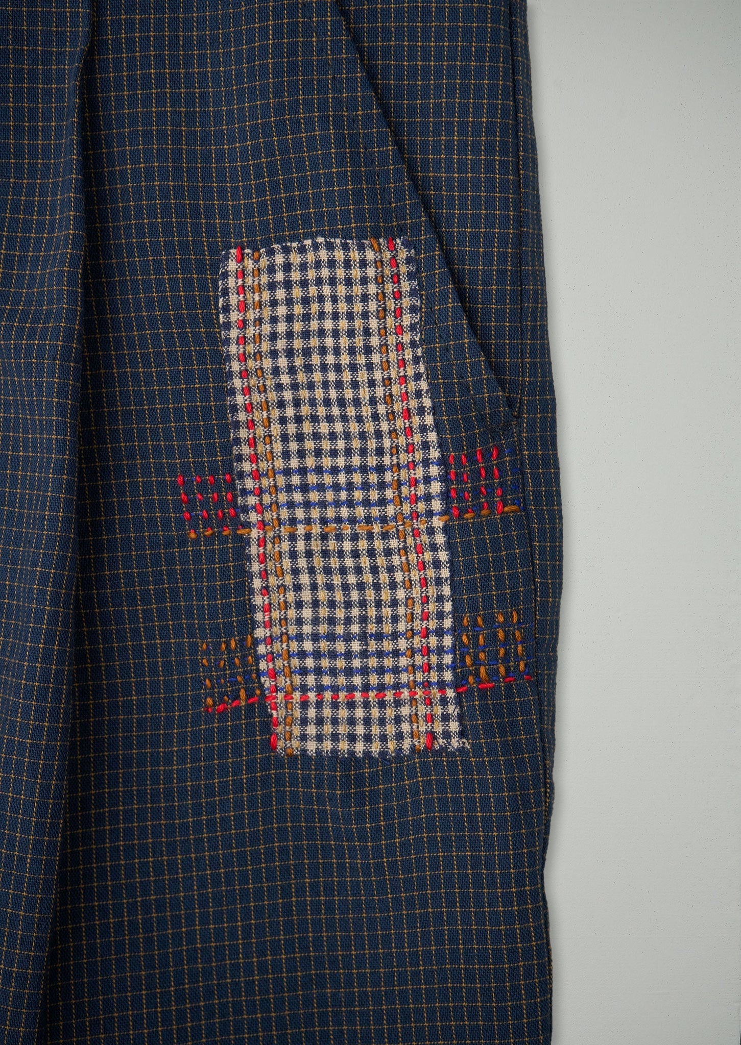 Renewed Mariner Grid Check Trousers Size 14 (51) | North Sea
